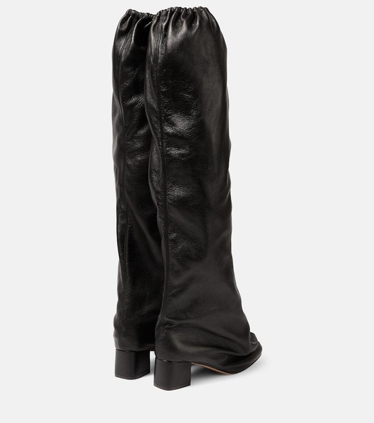 Bowe leather over-the-knee boots