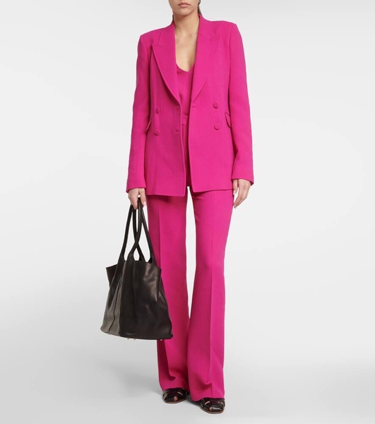 Stephanie wool crepe blazer