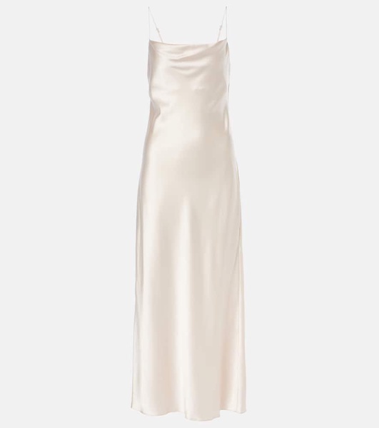 Sense of Shine silk-blend midi dress