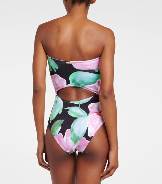 Anya cutout floral swimsuit