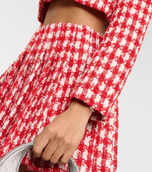 Houndstooth curly jacket