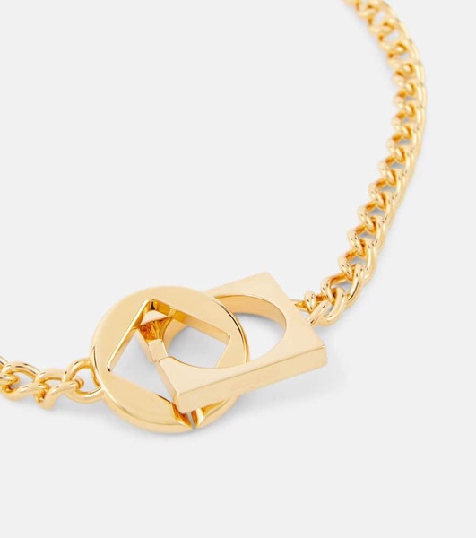 Gold Les Classiques 'The square round necklace' Necklace