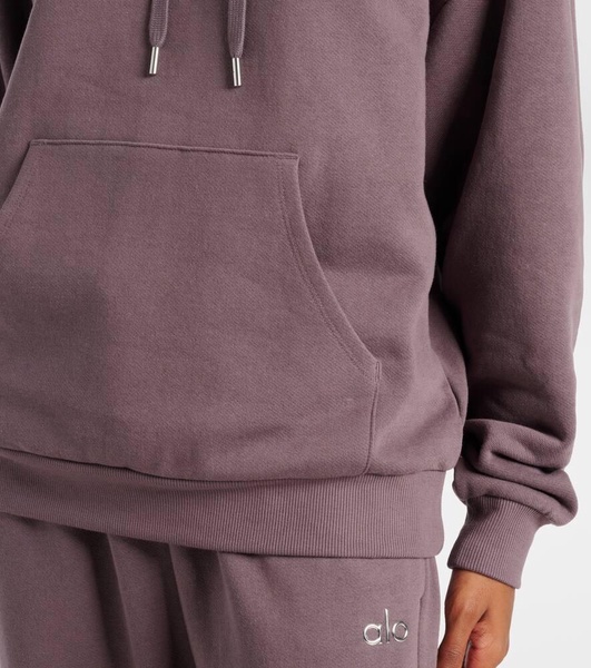 Accolade cotton-blend hoodie