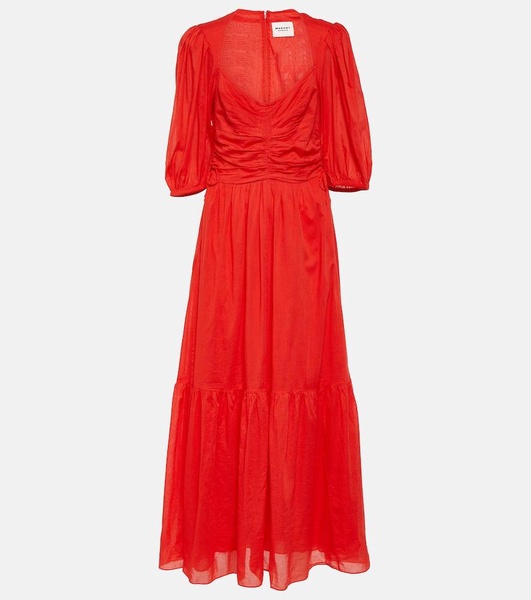 Leoniza cotton maxi dress