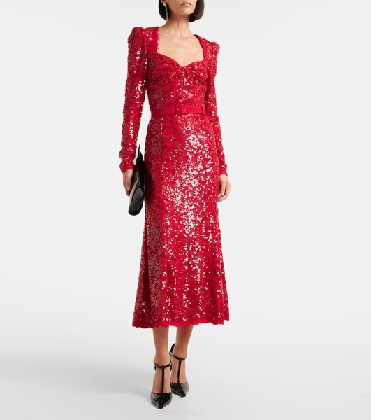 x Nicky Hilton Leyla sequined midi dress