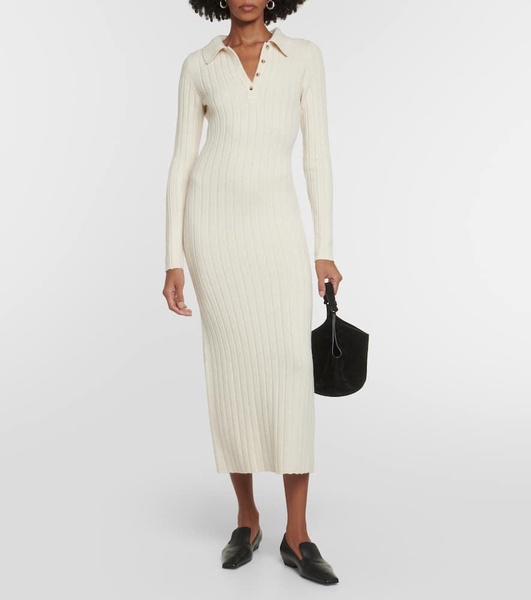 Hans ribbed-knit cashmere maxi dress