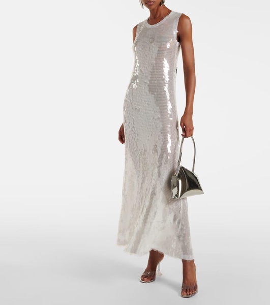 Sequined maxi dress