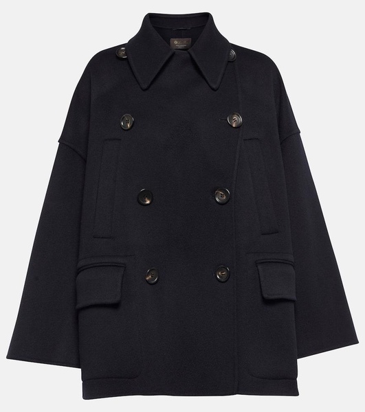 Roman cashmere pea coat