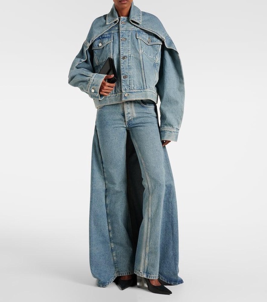 x Shayne Oliver oversized denim jacket