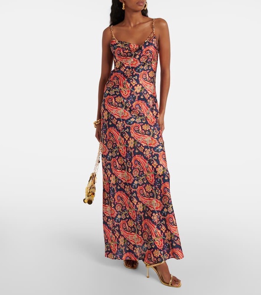 Paisley maxi dress