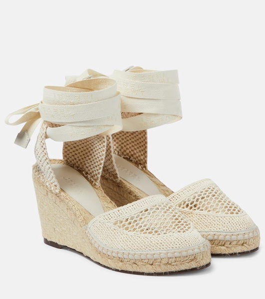 Alfafi raffia espadrille wedges