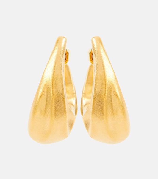 Olivia Medium gold-plated hoop earrings