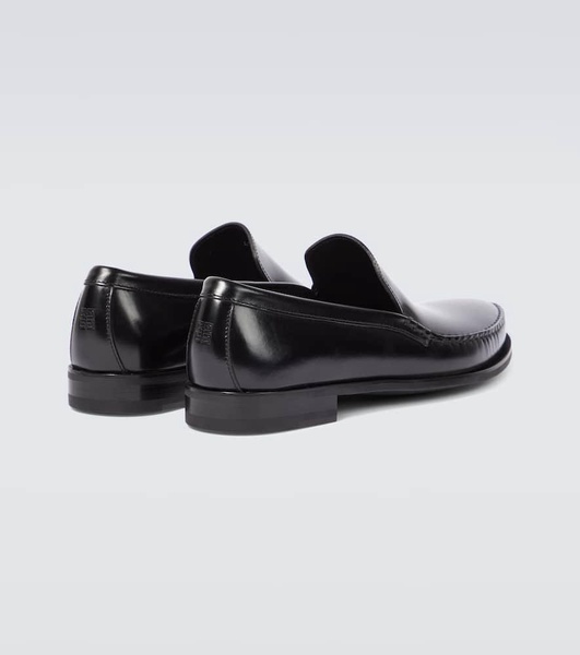 60's leather loafers