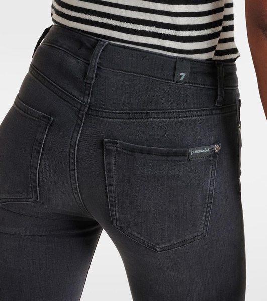 High-rise bootcut jeans 