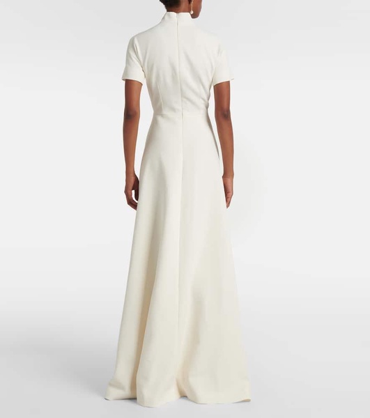 Malinda high-neck gown