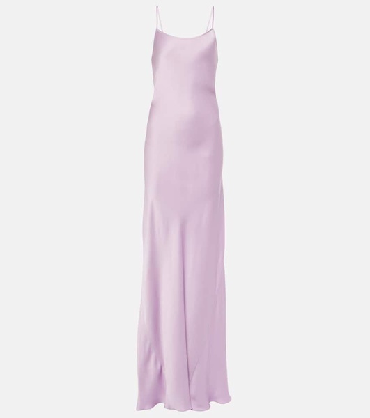 Satin gown