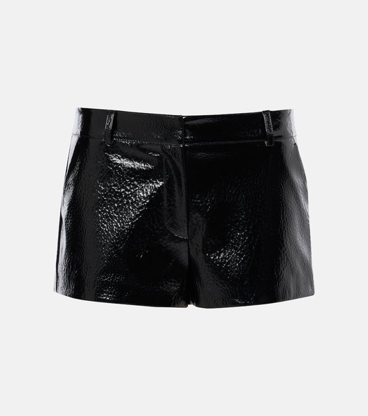 Kate faux leather shorts