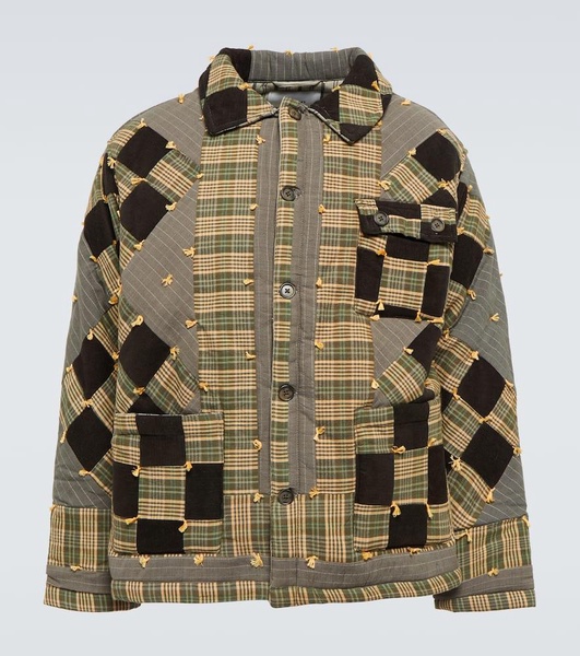 Corduroy Nine Patch Quilt jacket