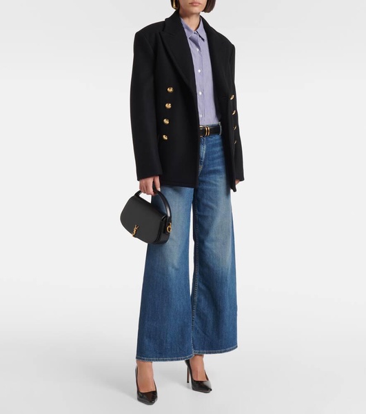 Megan mid-rise wide-leg jeans