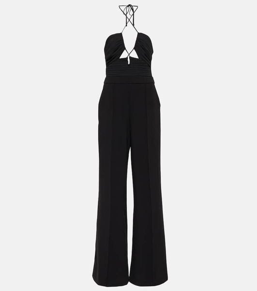 Gala Plisse cutout jumpsuit