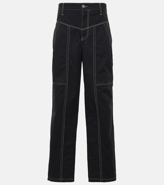 Denzel high-rise wide-leg jeans