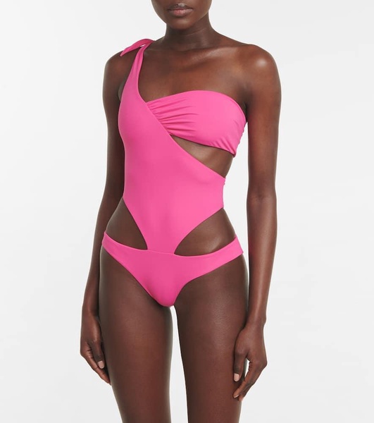 One-shoulder swimsuit