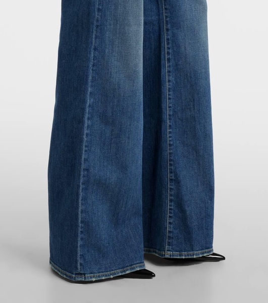 Anna mid-rise flared jeans