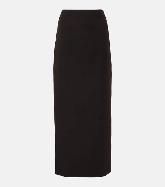 Bartelle wool twill maxi skirt