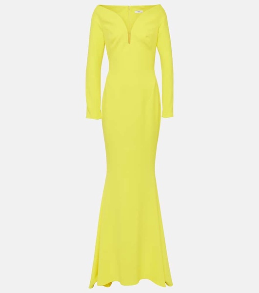 Wilson crepe gown