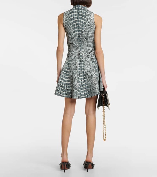 Jacquard minidress