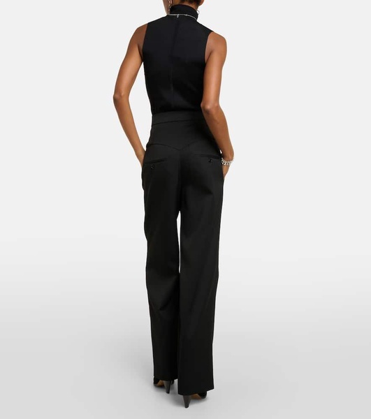 Staya wool wide-leg pants