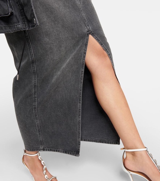 Vinea denim maxi skirt