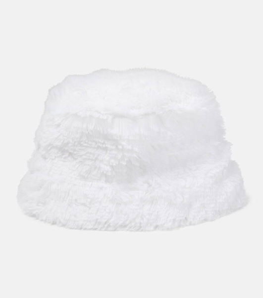 Faux fur bucket hat