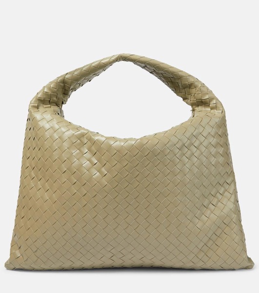 Hop Intrecciato Large leather tote bag