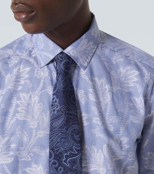 Paisley jacquard silk tie