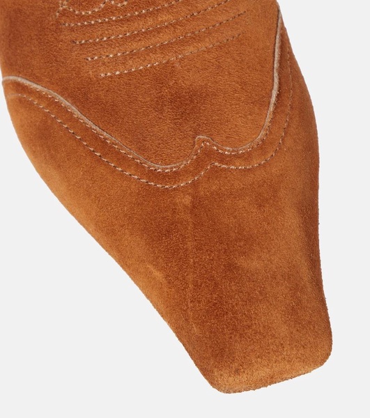 Dallas suede cowboy boots