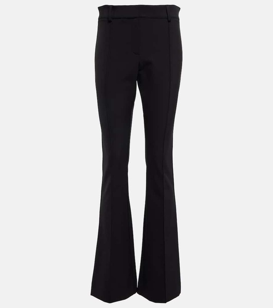 Hibiscus high-rise flared pants