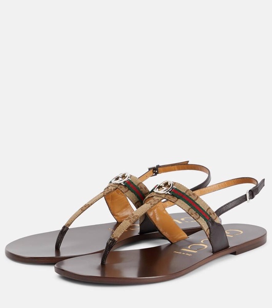 Women's Interlocking G Web sandal