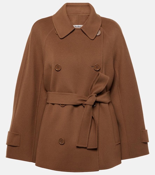 Wool wrap coat