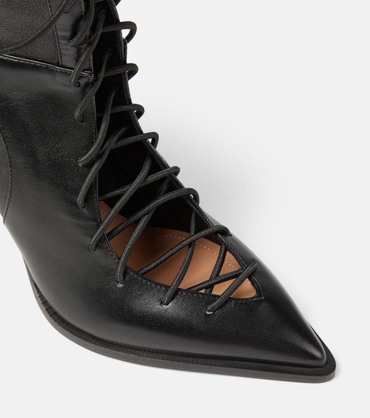 Monty 85 leather lace-up boots