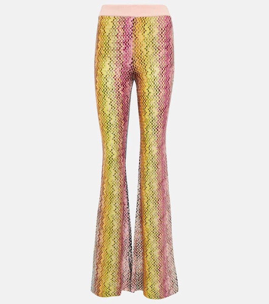 Printed jersey knit pants