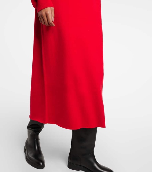 Weird cashmere-blend midi dress