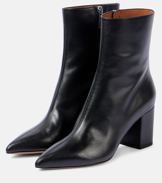 Anja 70 leather ankle boots