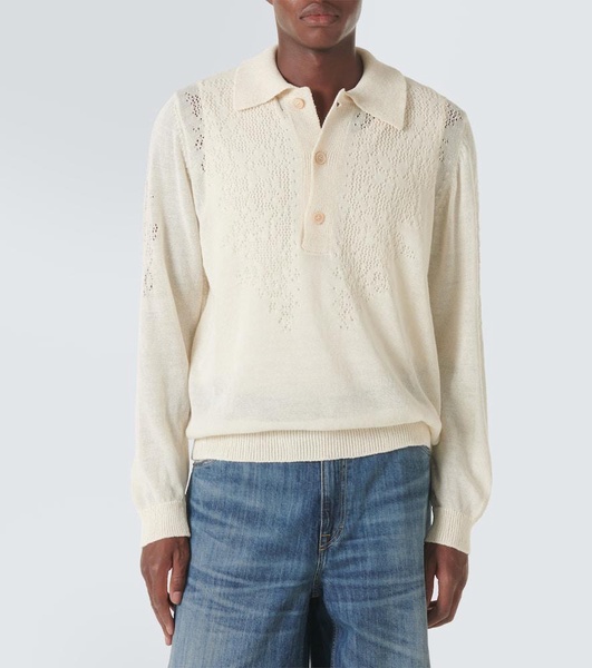 Big Piquet wool-blend polo sweater