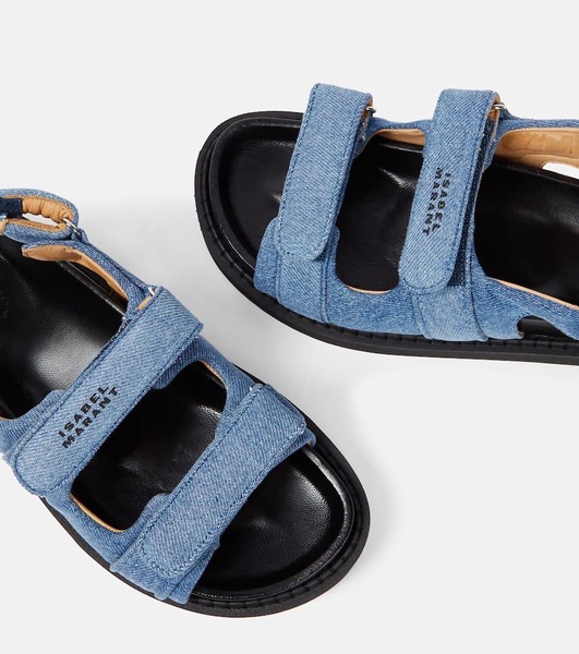 Madee denim slingback sandals