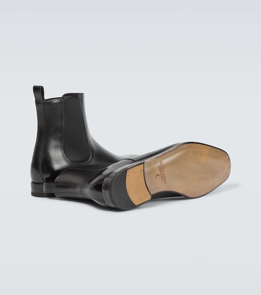 Delsa leather Chelsea boots