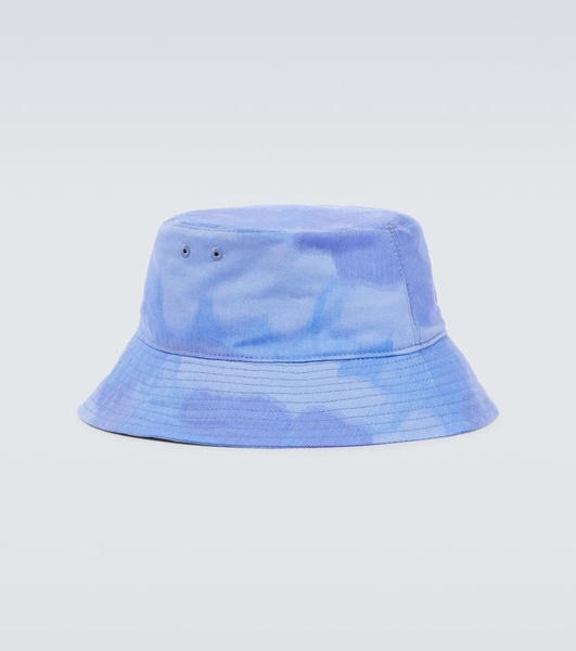 Tie-dye canvas bucket hat