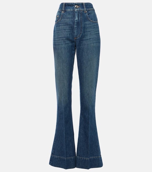 Robinia high-rise flared jeans