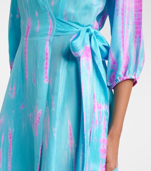 Hailey silk maxi dress