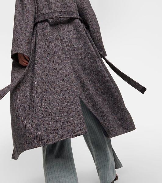 Henrik belted cashmere coat